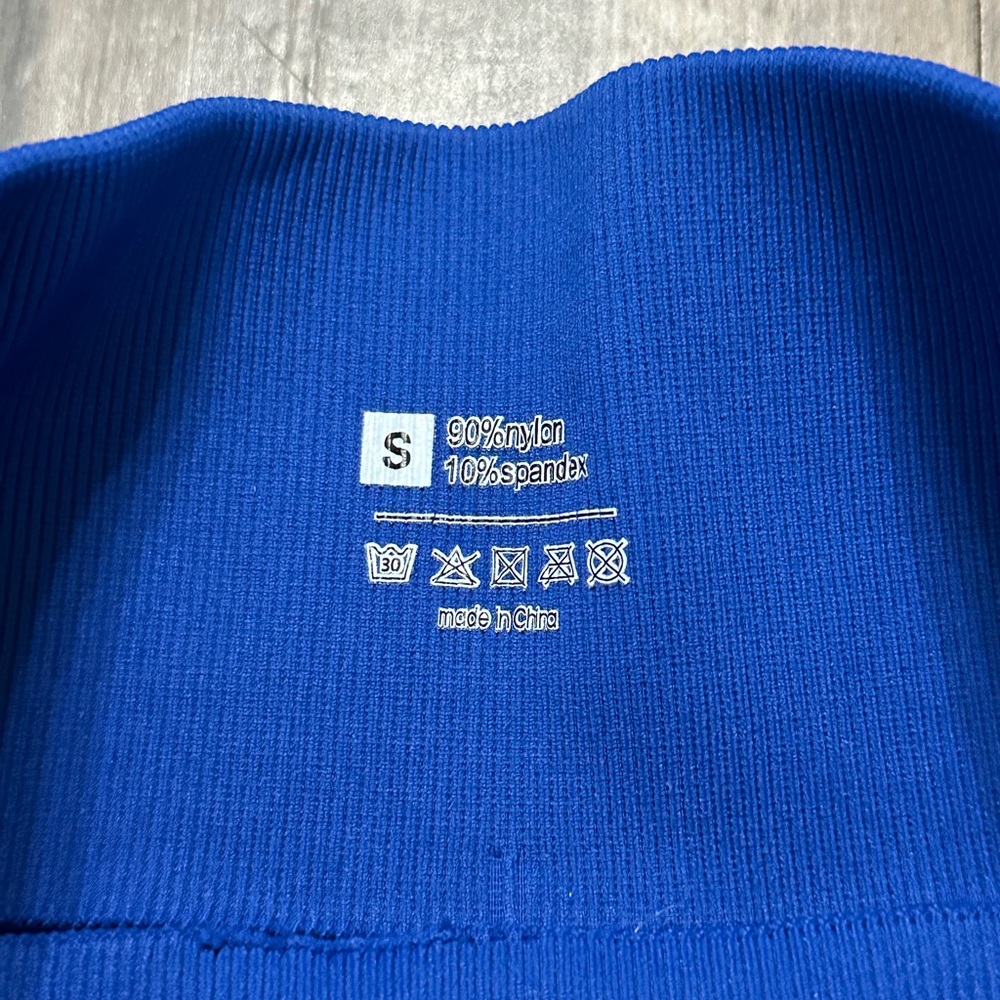 Seamless Ribbed Workout Set💙 - Picture 3 of 4